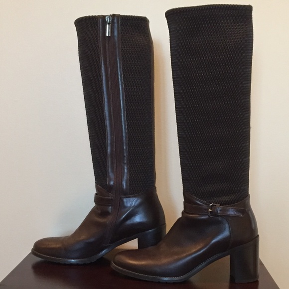 aquatalia nicolette stretch suede boots